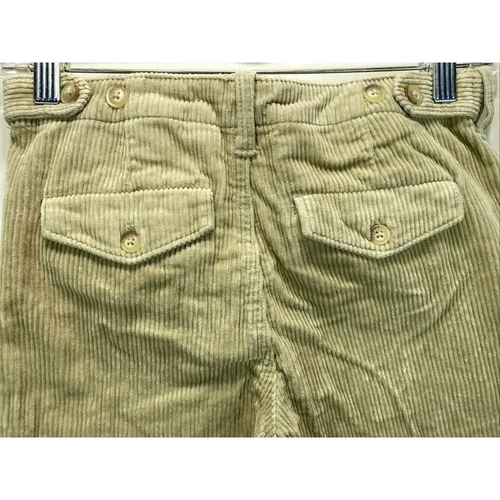 Vintage Ralph Lauren Polo Corduroy Khaki Slacks Boys Size 10 26x25